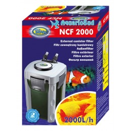 Filtre Externe 2000 l/h pour aquarium eau douce et eau de mer