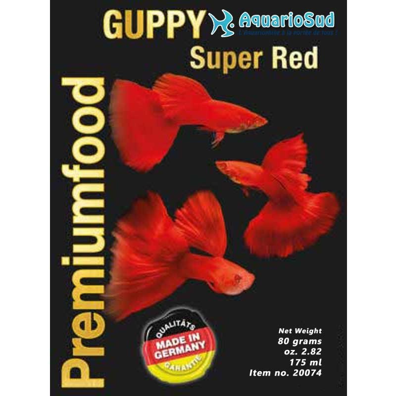 DISCUSFOOD Guppy Super Red - Ref 20074