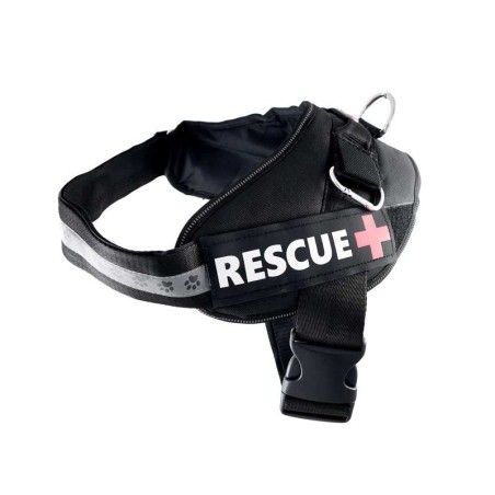 Harnais pour chien RESCUE Plus noir