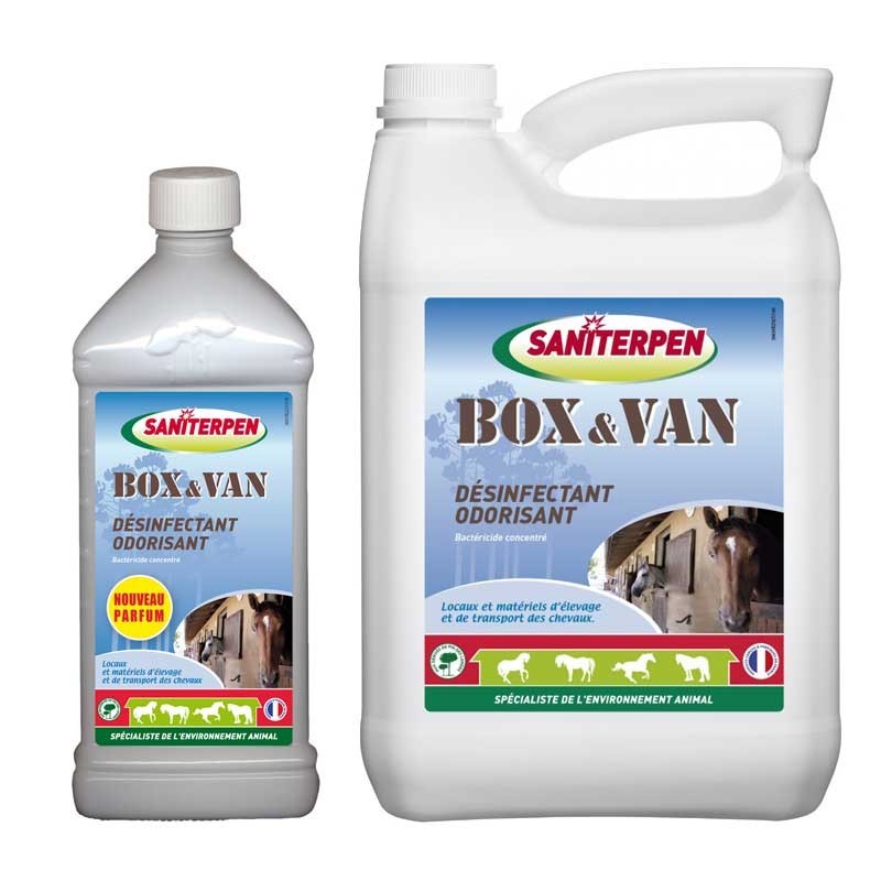 SANITERPEN Box & Van Désinfectant Odorisant pour Animaux