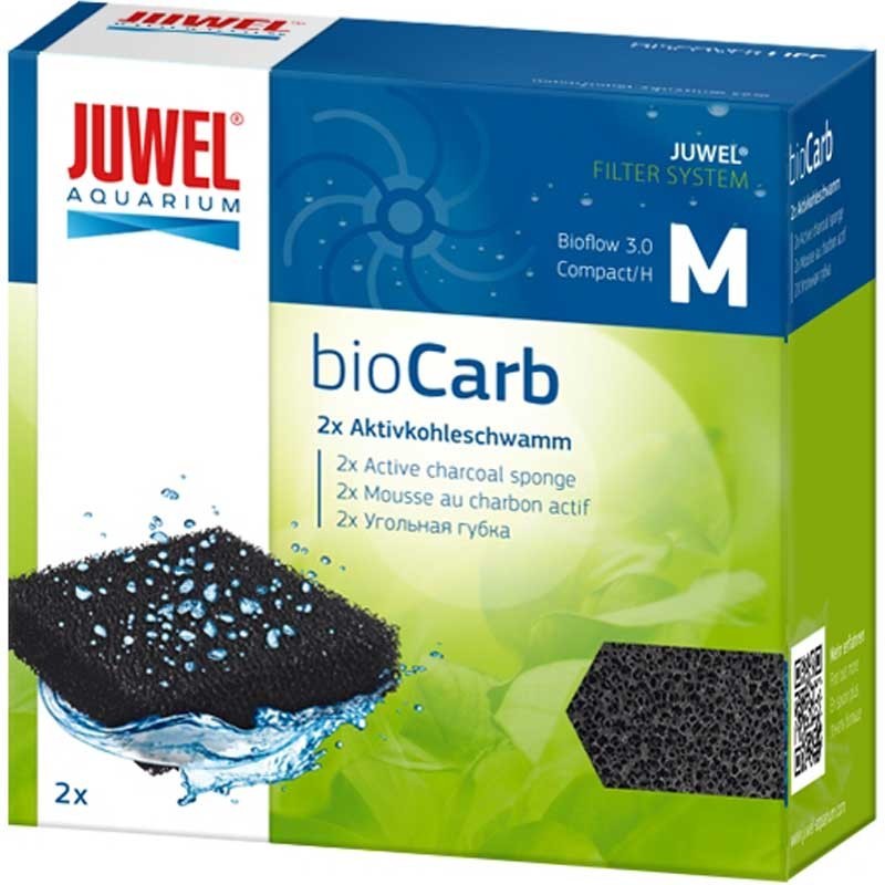 JUWEL BioCarb M - Mousse de Charbon Actif