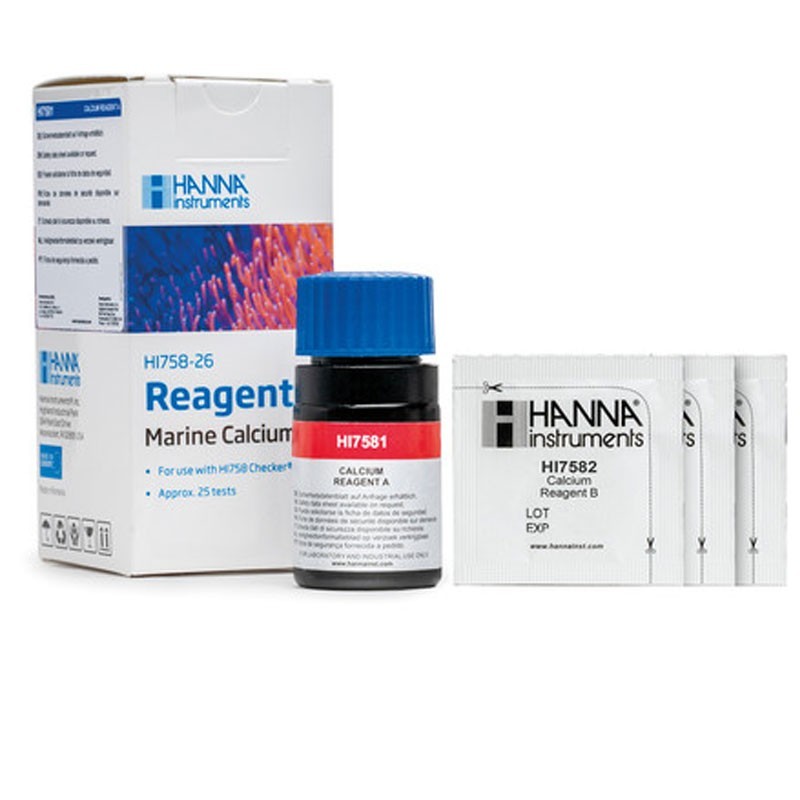 25x Réactifs pour Testeur Checker de Nitrates Hanna (HI782-25)