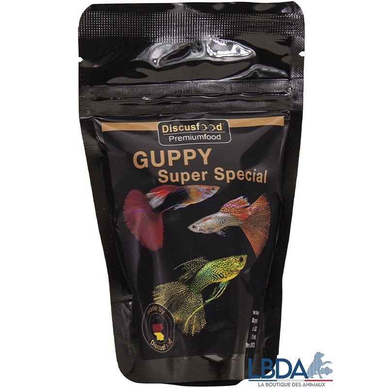 DISCUSFOOD Guppy Super Special Granulate Soft - 80gr