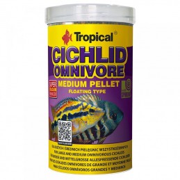 TROPICAL Cichlid Omnivore Small Pellet 250ml