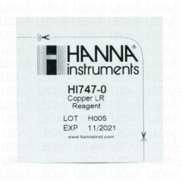 HANNA INSTRUMENTS HI747-25 Réactifs pour mini-photomètre HI718 Cuivre