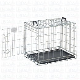 SAVIC Cage pliable Dog Résidence 63 cm - Porte ouverte