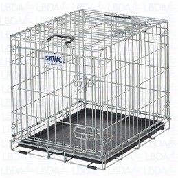 SAVIC Cage pliable Dog Résidence 63 cm - Porte fermée