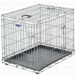 SAVIC Cage pliable Dog Residence 91 cm - Finition martelée