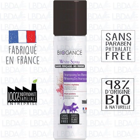 BIOGANCE Shampoing à sec poils blancs - 300ml