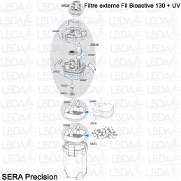 Eclaté pour pièces détachées Fil Bioactive 130+UV