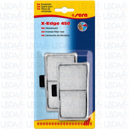 Cartouche de filtration blanche pour SERA X-Edge 450 - 2 pièces